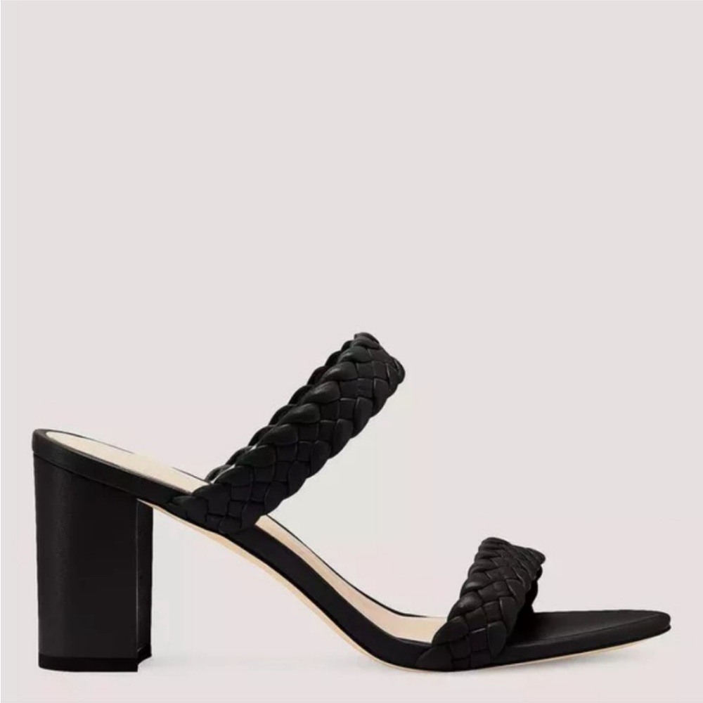 STUART WEITZMAN - TUSCAN 75 BLOCK SLIDE HEELS